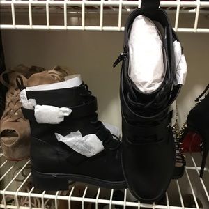 New mid ankle combat boots